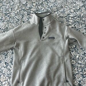 Patagonia Light Gray Fleece Pullover